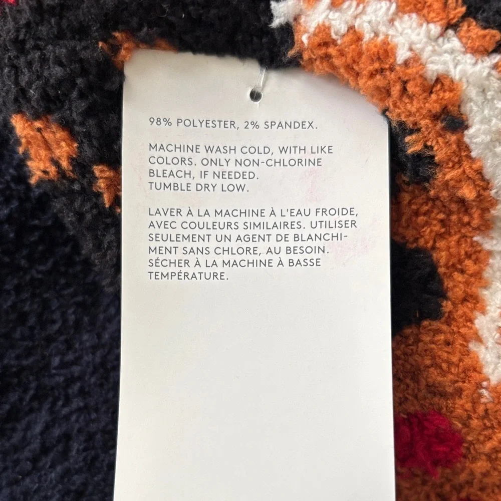 Nordstrom Festive Gingerbread Socks for adults - Red, Orange, Black